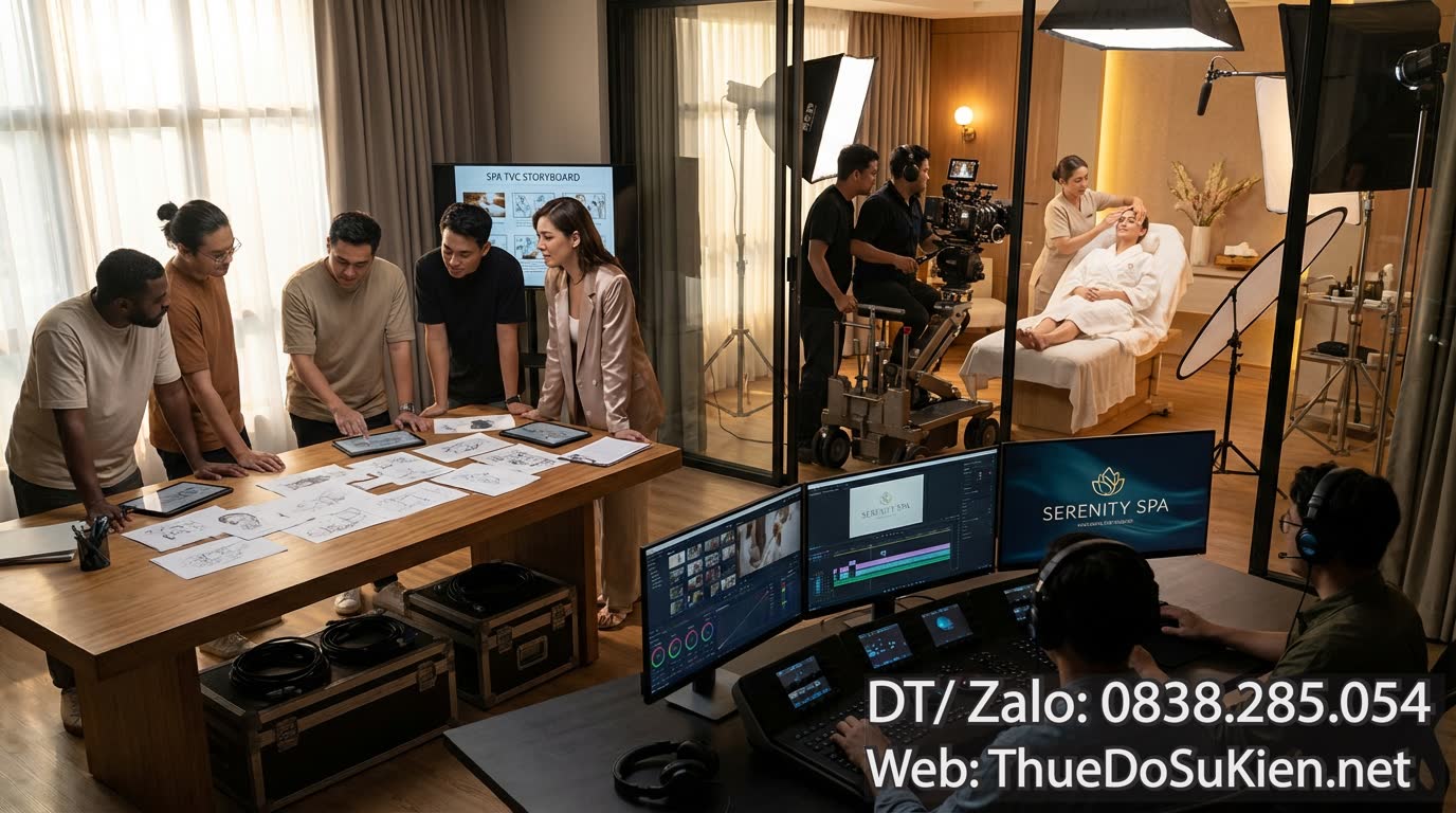 Quy Trình Làm TVC Truyền Hình Spa TVC 60s Chuyên Nghiệp Quy Trình Làm TVC Truyền Hình Spa TVC 60s Chuyên Nghiệp