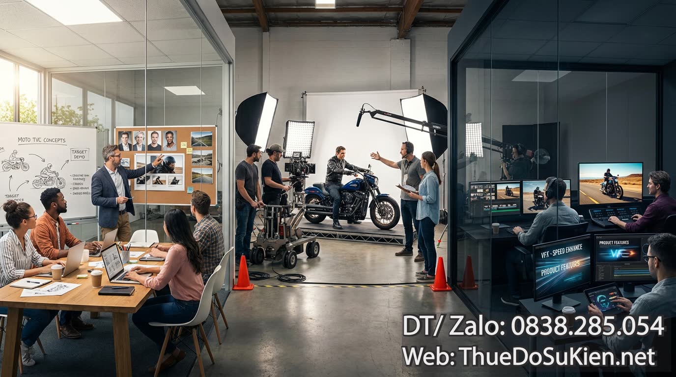 Quy Trình Production TVC Đa Ngành Xe Máy TVC Viral Chuyên Nghiệp Quy Trình Production TVC Đa Ngành Xe Máy TVC Viral Chuyên Nghiệp