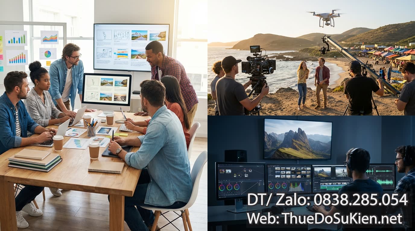 Quy Trình Quay TVC Thương Hiệu Du Lịch TVC 60s Chuyên Nghiệp Từ A-Z