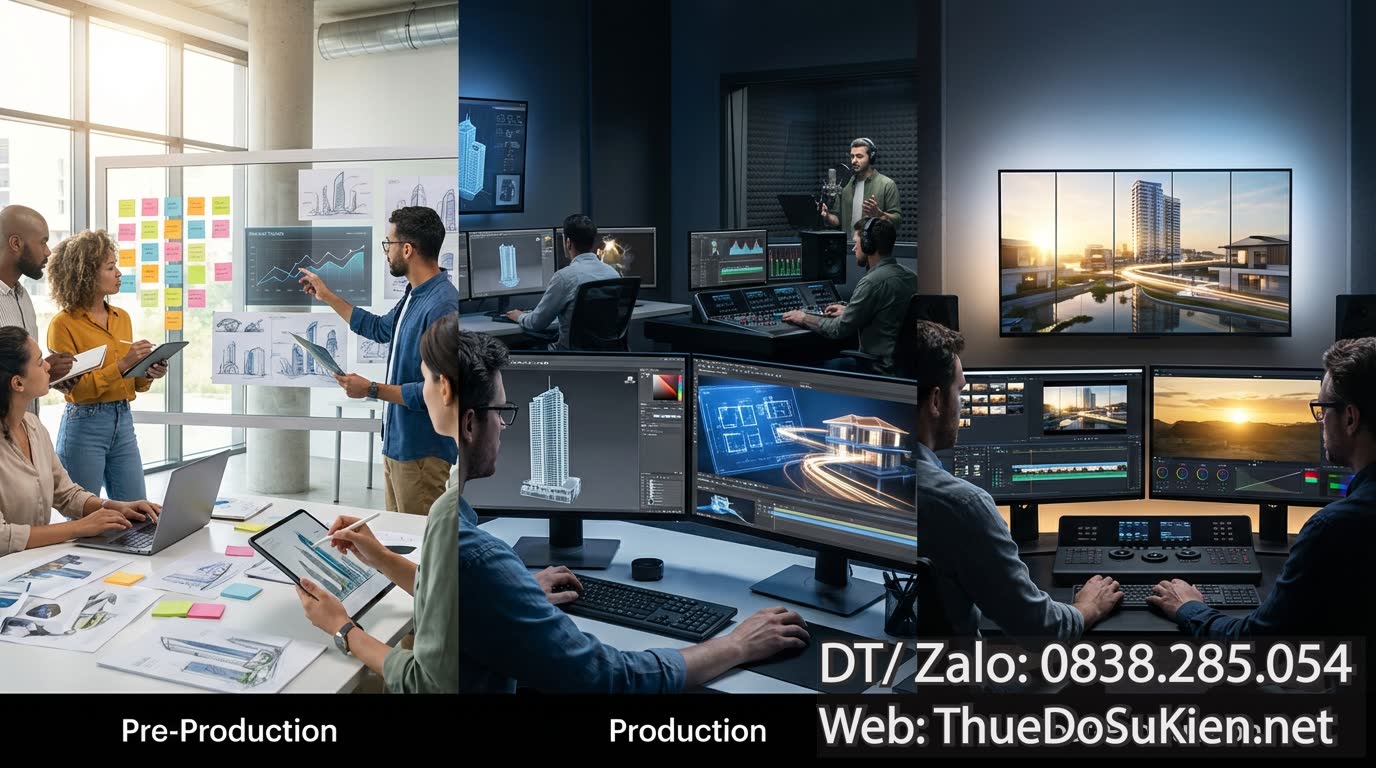 Quy Trình Sản Xuất TVC Quảng Cáo Sáng Tạo Bất Động Sản TVC Motion Graphic Chuyên
Nghiệp