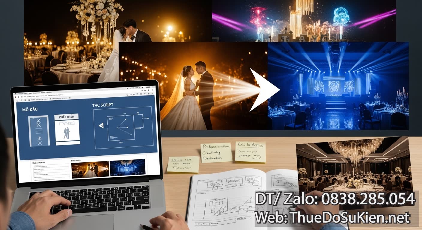 Bí Quyết Lên Kịch Bản Hấp Dẫn Cho TVC 45s Ngành Sự Kiện Bí Quyết Lên Kịch Bản Hấp Dẫn Cho TVC 45s Ngành Sự Kiện
