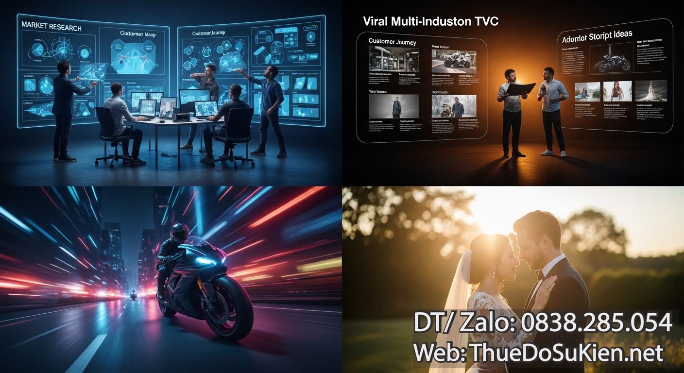 Chiến Lược Sản Xuất TVC Đa Ngành Xe Máy TVC Viral Hiệu Quả
