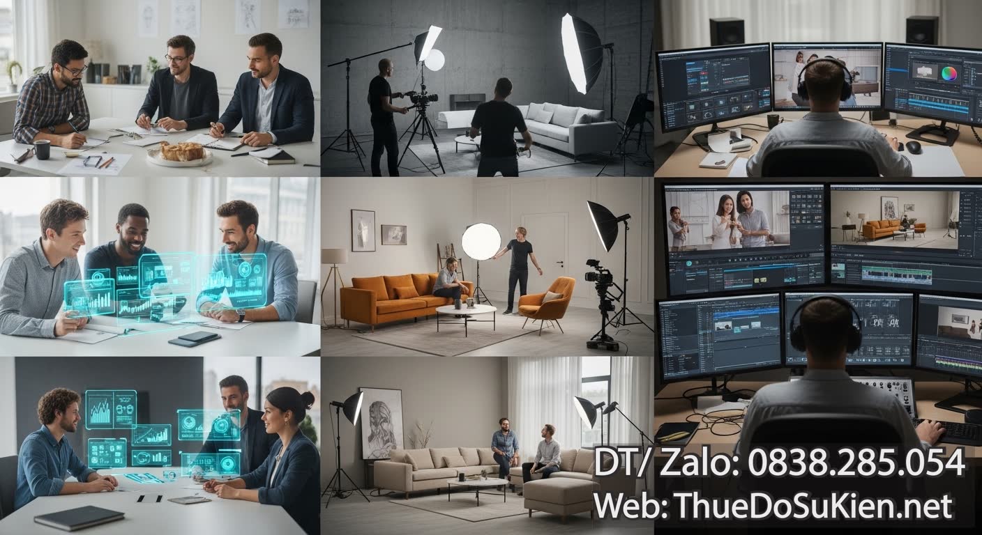 II. Quy Trình Toàn Diện Để sản xuất TVC marketing nội thất TVC YouTube Hiệu Quả