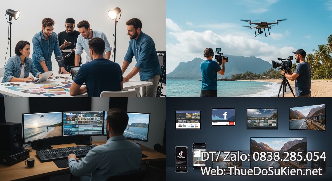 Lợi ích khi hợp tác cùng agency sản xuất TVC thương hiệu du lịch chuyên nghiệp