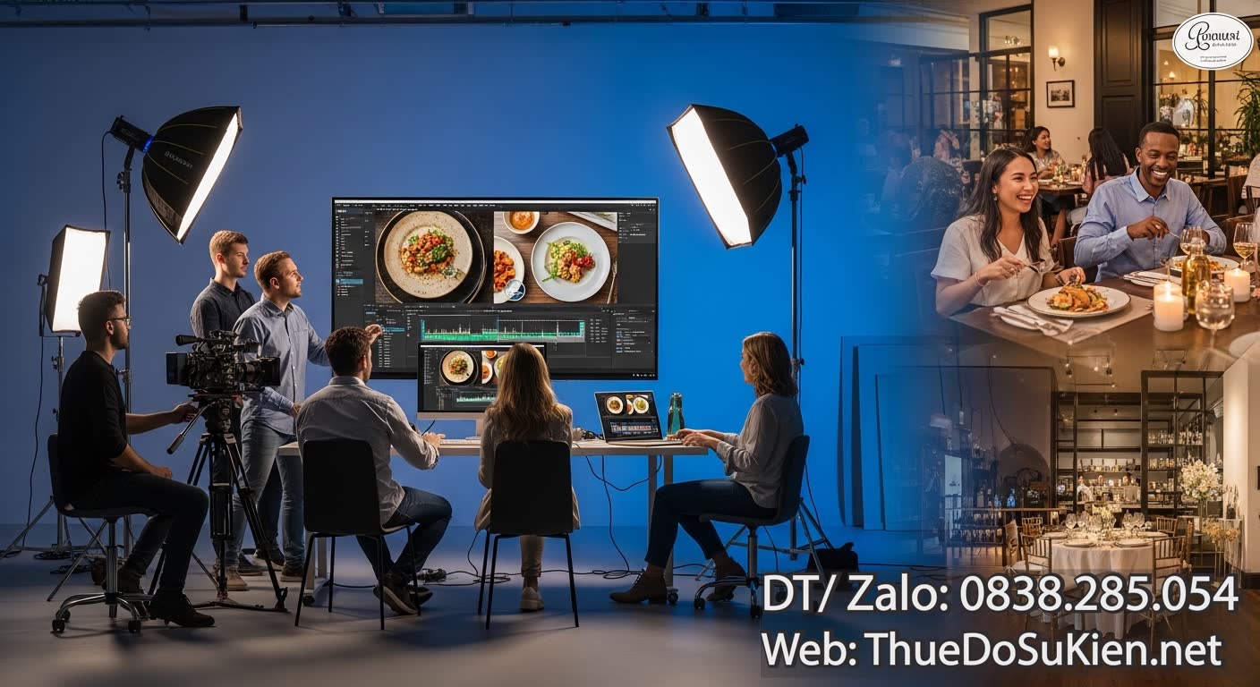 Lợi ích khi hợp tác với agency sản xuất TVC ngân sách thấp nhà hàng TVC 45s