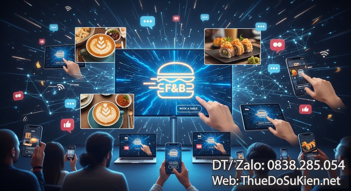 Lợi ích vượt trội của dịch vụ sản xuất TVC đa ngành F&B TVC motion graphic