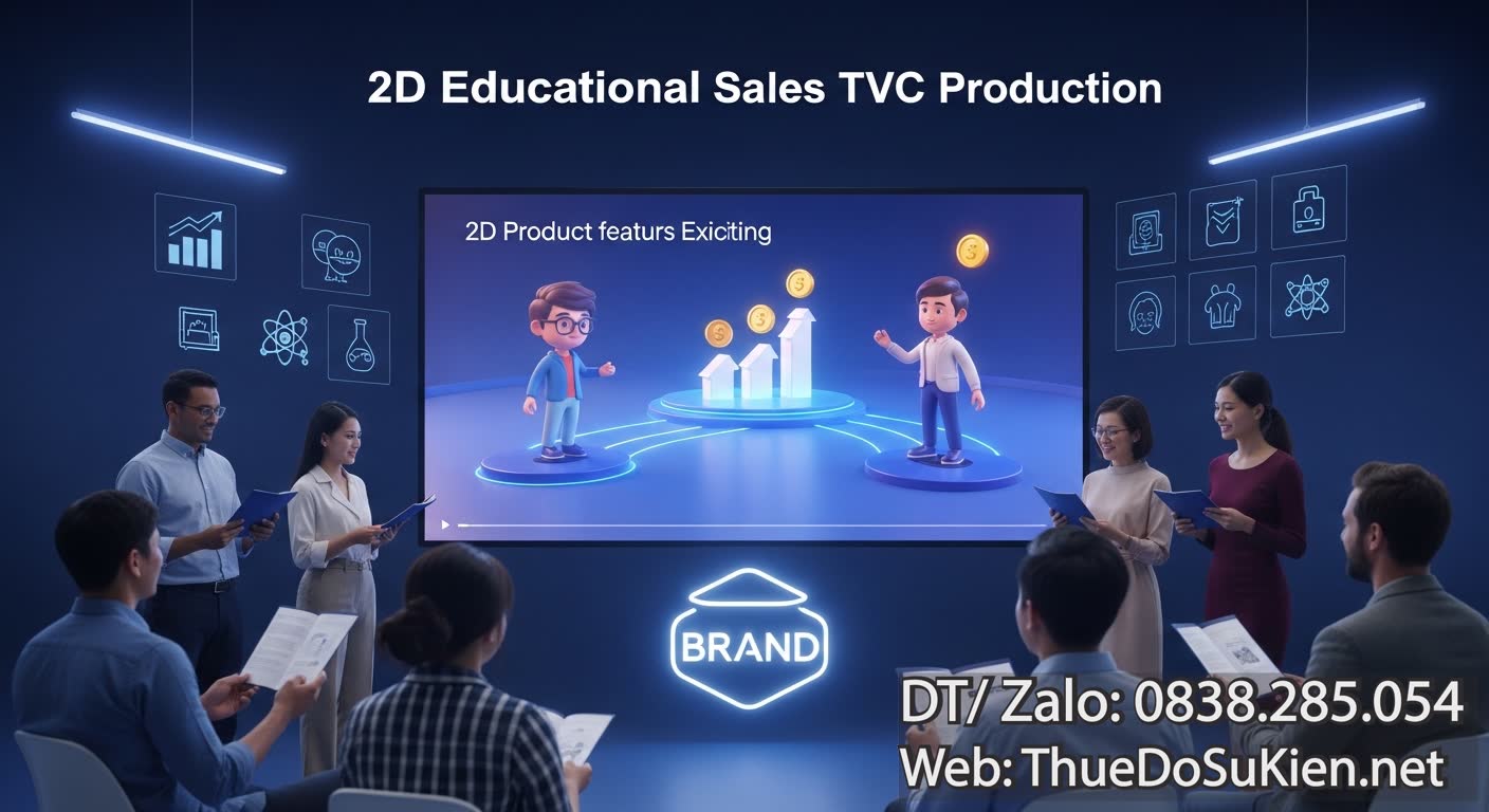 Lợi ích vượt trội khi đầu tư vào production TVC bán hàng giáo dục TVC 2D