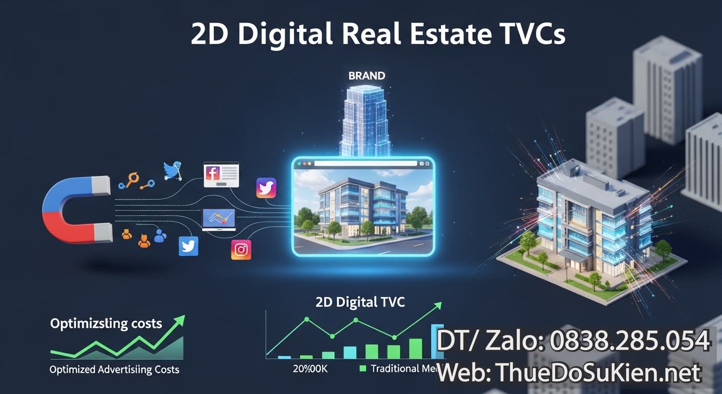Lợi Ích Vượt Trội Khi Sản Xuất TVC Digital Bất Động Sản TVC 2D