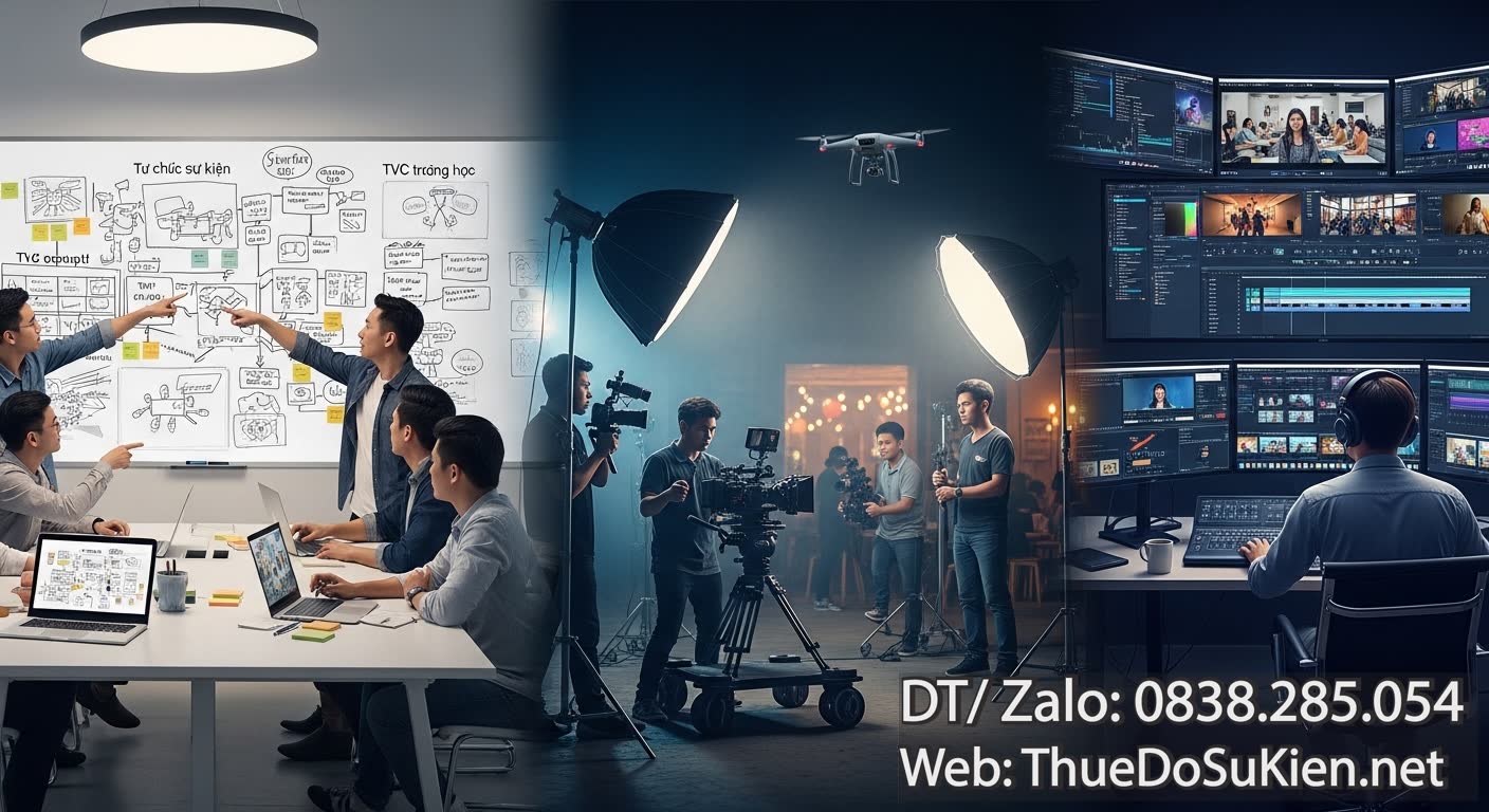 Quy Trình Chuyên Nghiệp Của Dịch Vụ Sản Xuất TVC Đa Ngành Trường Học TVC 60s Quy Trình Chuyên Nghiệp Của Dịch Vụ Sản Xuất TVC Đa Ngành Trường Học TVC 60s