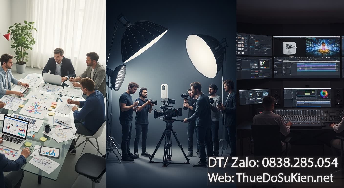 Quy trình Dịch vụ Sản xuất TVC Sáng tạo cho Startup Chuyên nghiệp