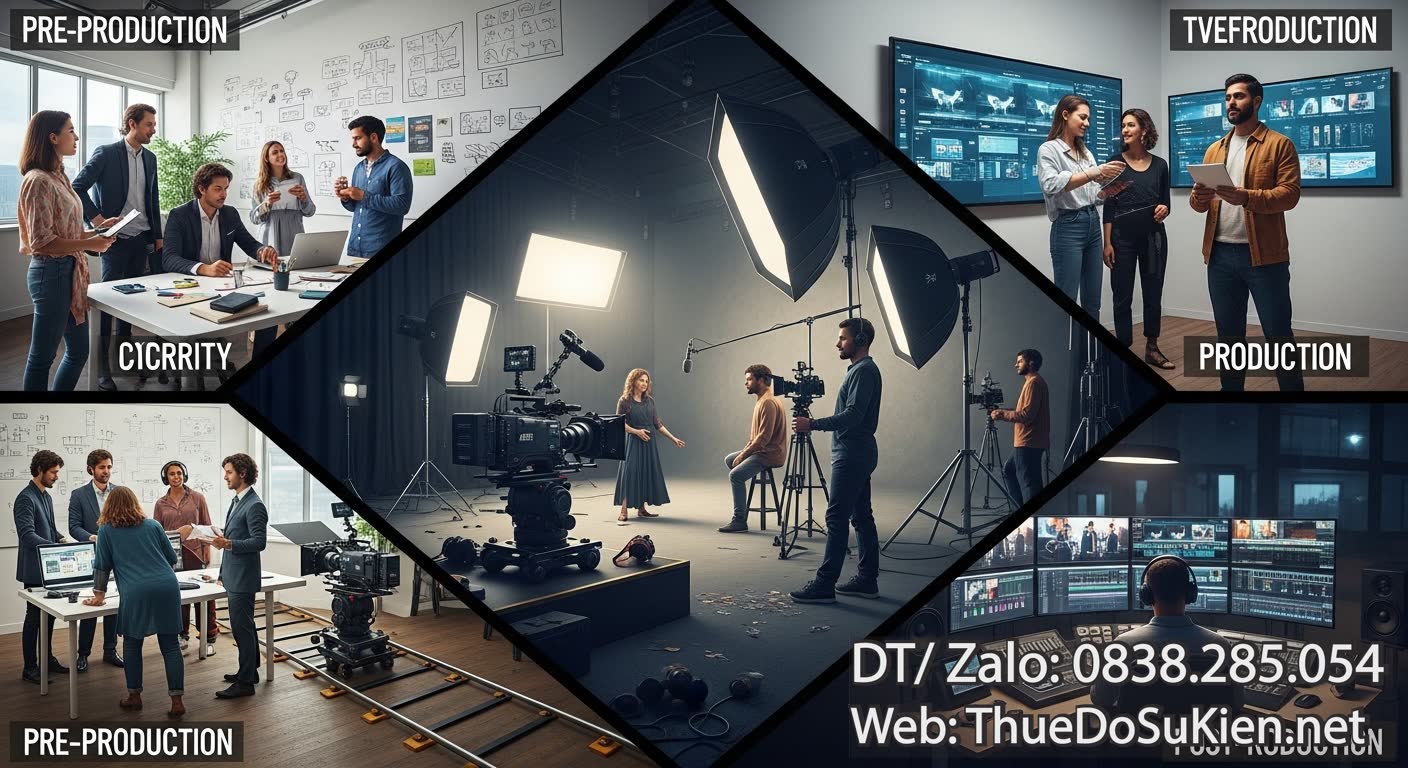 Quy Trình Ghi Hình Sản Xuất TVC Quảng Cáo TVC Launch Chuyên Nghiệp