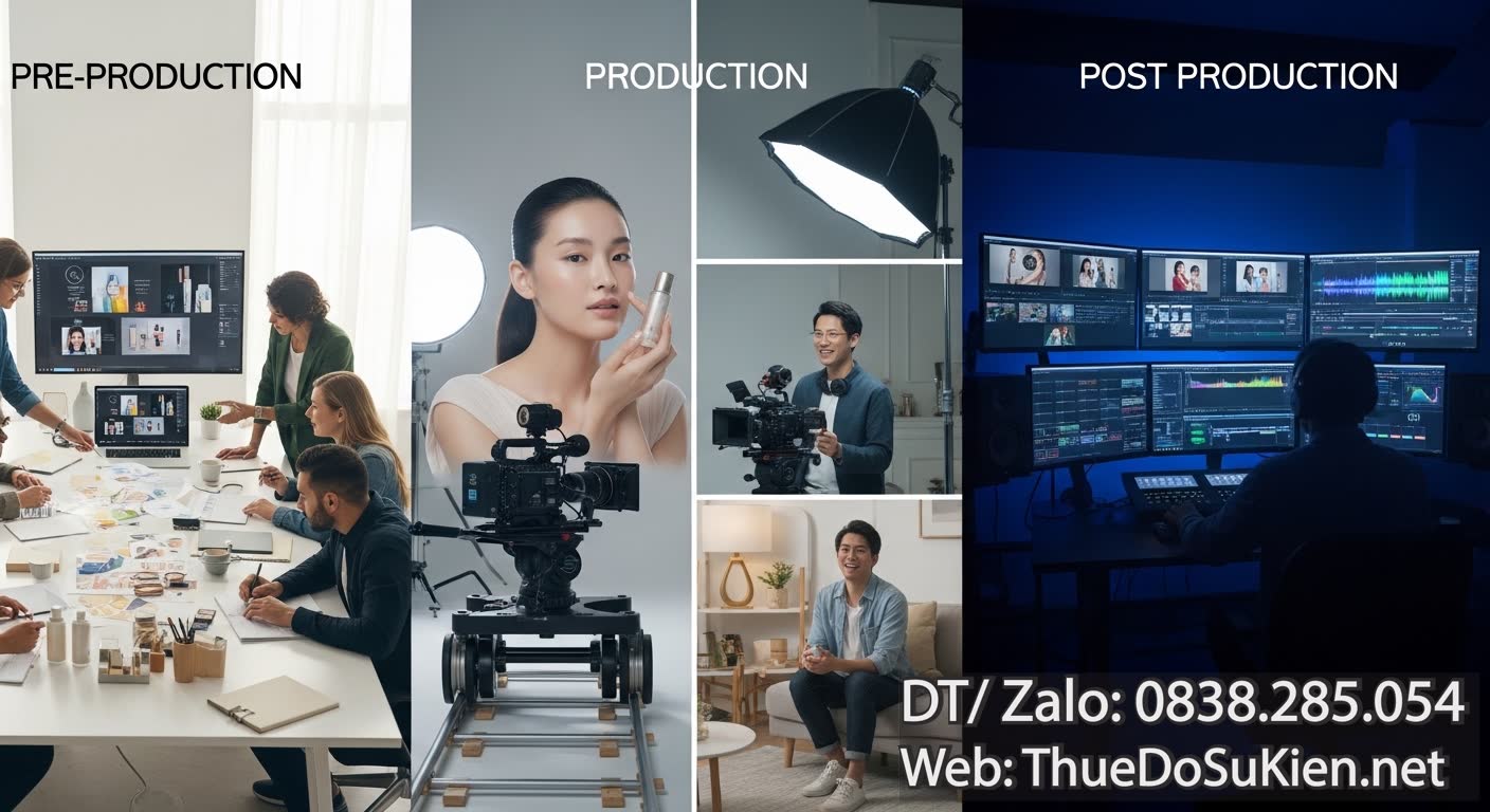 Quy Trình Production TVC Bán Hàng Mỹ Phẩm TVC Review Chuyên Nghiệp Quy Trình Production TVC Bán Hàng Mỹ Phẩm TVC Review Chuyên Nghiệp