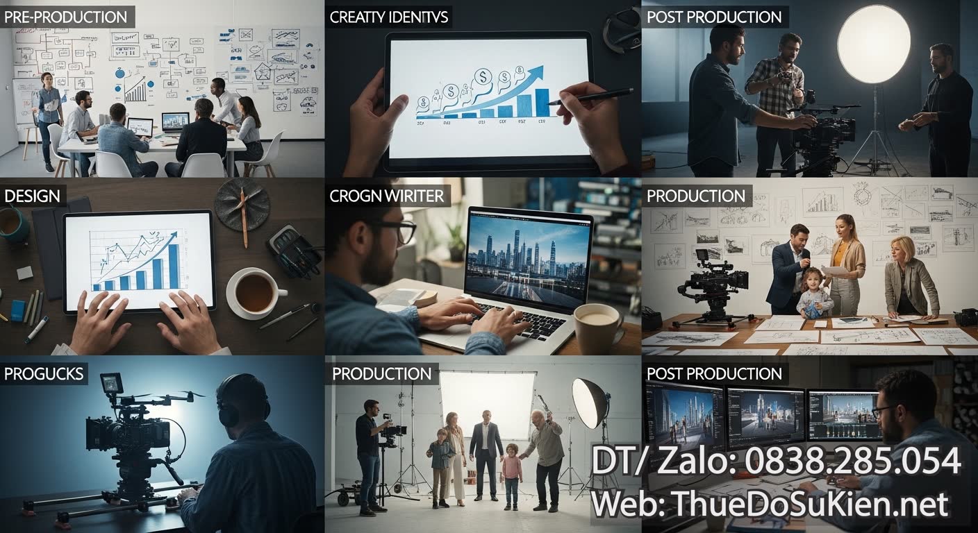 Quy Trình Production TVC Sáng Tạo Tài Chính TVC 45s Chuyên Nghiệp