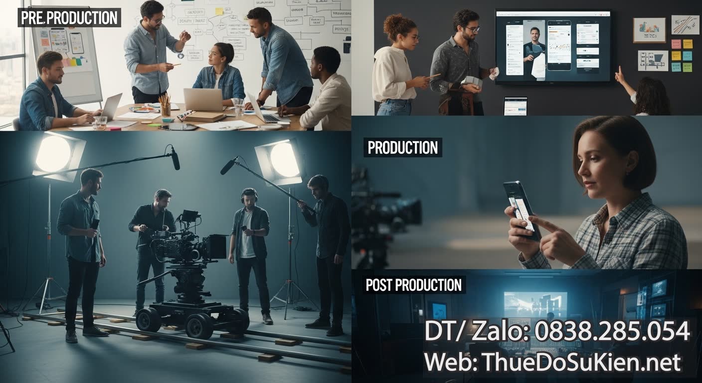 Quy Trình Production TVC Trọn Gói Từ A Đến Z: Đảm Bảo Chất Lượng