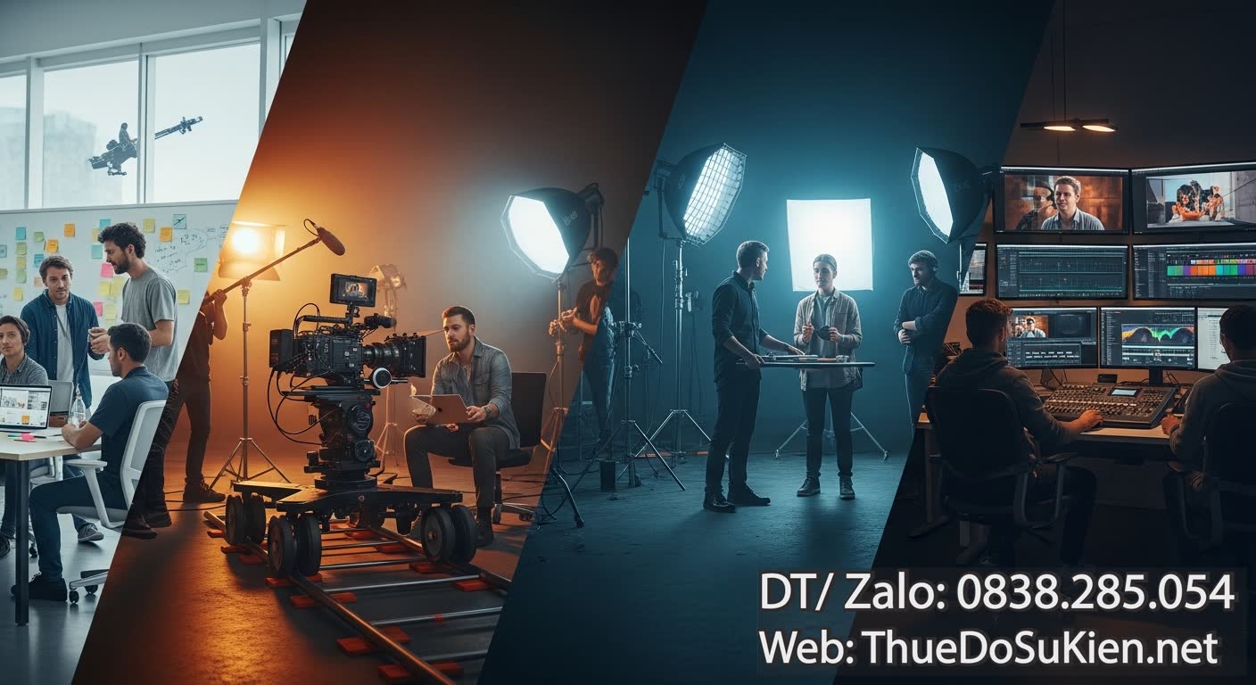 Quy Trình Quay TVC Trọn Gói Chuyên Nghiệp Từ A Đến Z