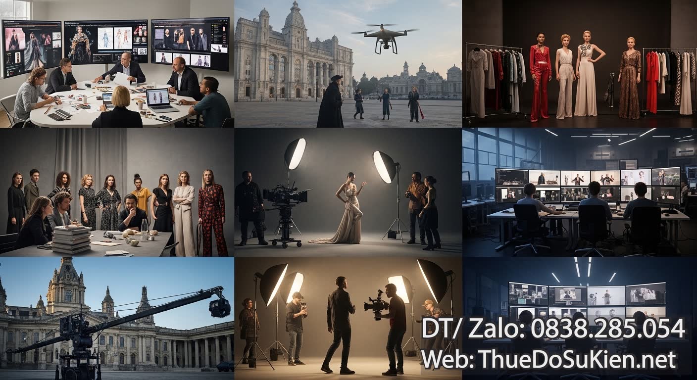 Quy Trình Sản Xuất Quay TVC Cao Cấp Thời Trang TVC Animation Chuyên Nghiệp