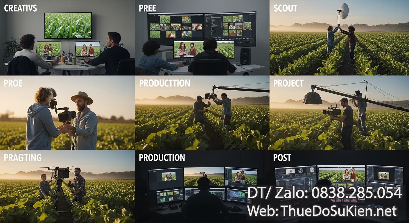 Quy Trình Sản Xuất TVC Chuyên Nghiệp của agency sản xuất TVC thương hiệu nông
nghiệp TVC launch