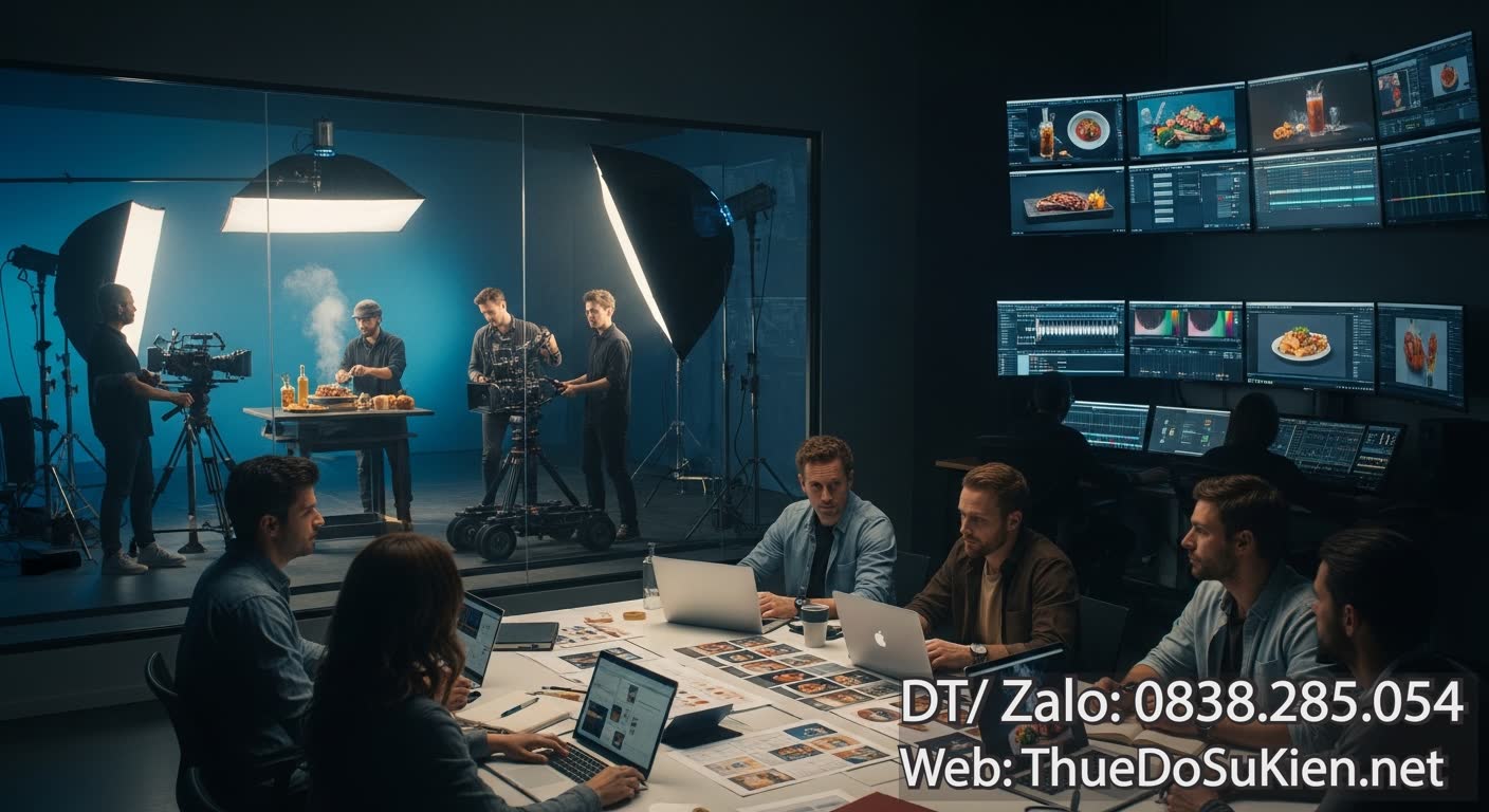 Quy Trình Sản Xuất TVC Chuyên Nghiệp F&B TVC Sản Phẩm Từ A-Z