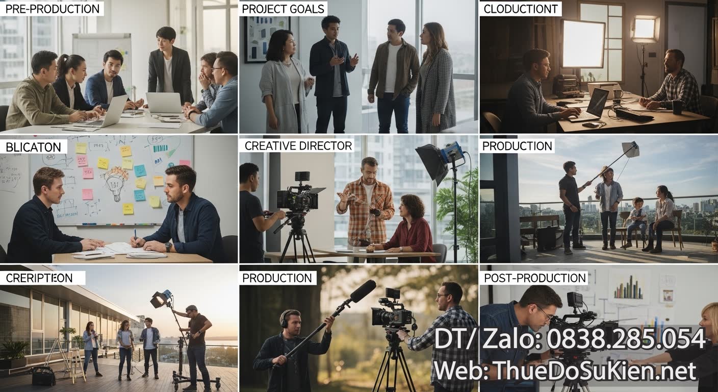 Quy Trình Sản Xuất TVC Commercial Production Bất Động Sản Chuyên Nghiệp