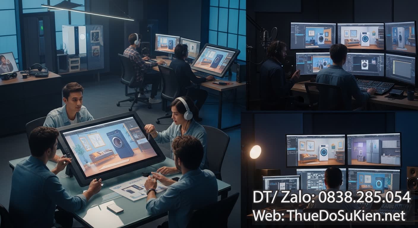 Quy Trình Sản Xuất TVC Quảng Cáo Bán Hàng Thiết Bị Điện Máy TVC 2D Chuyên Nghiệp