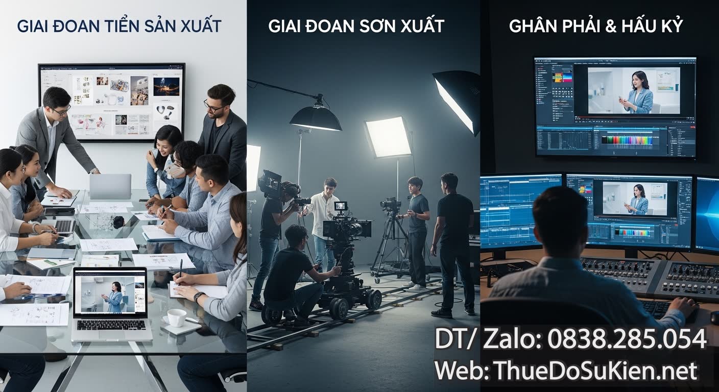 Quy Trình Sản Xuất TVC Quảng Cáo Chuyên Nghiệp Dược Phẩm TVC Facebook Từ A Đến Z