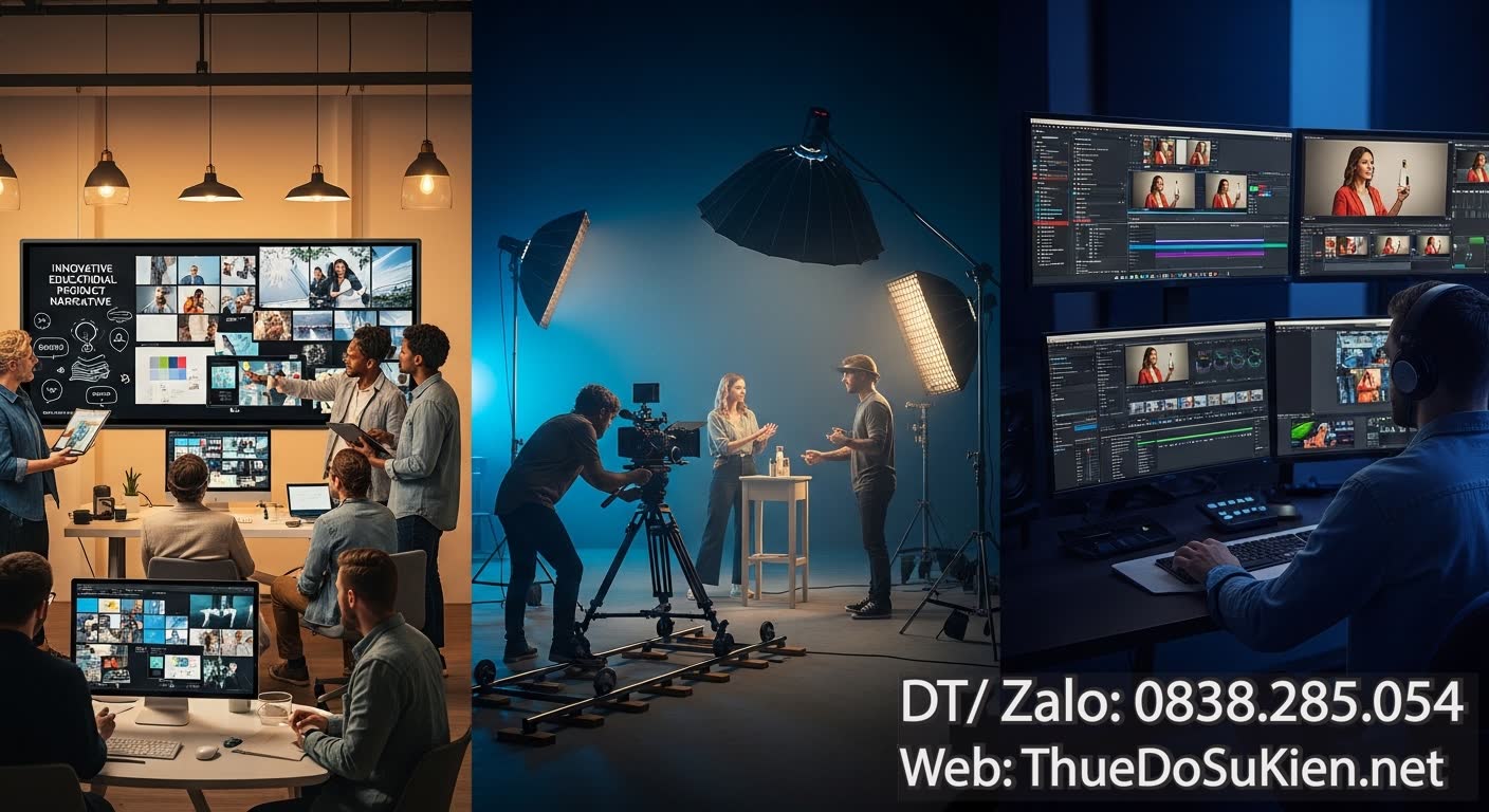 Quy trình sản xuất TVC quảng cáo sáng tạo giáo dục TVC sản phẩm chuyên nghiệp