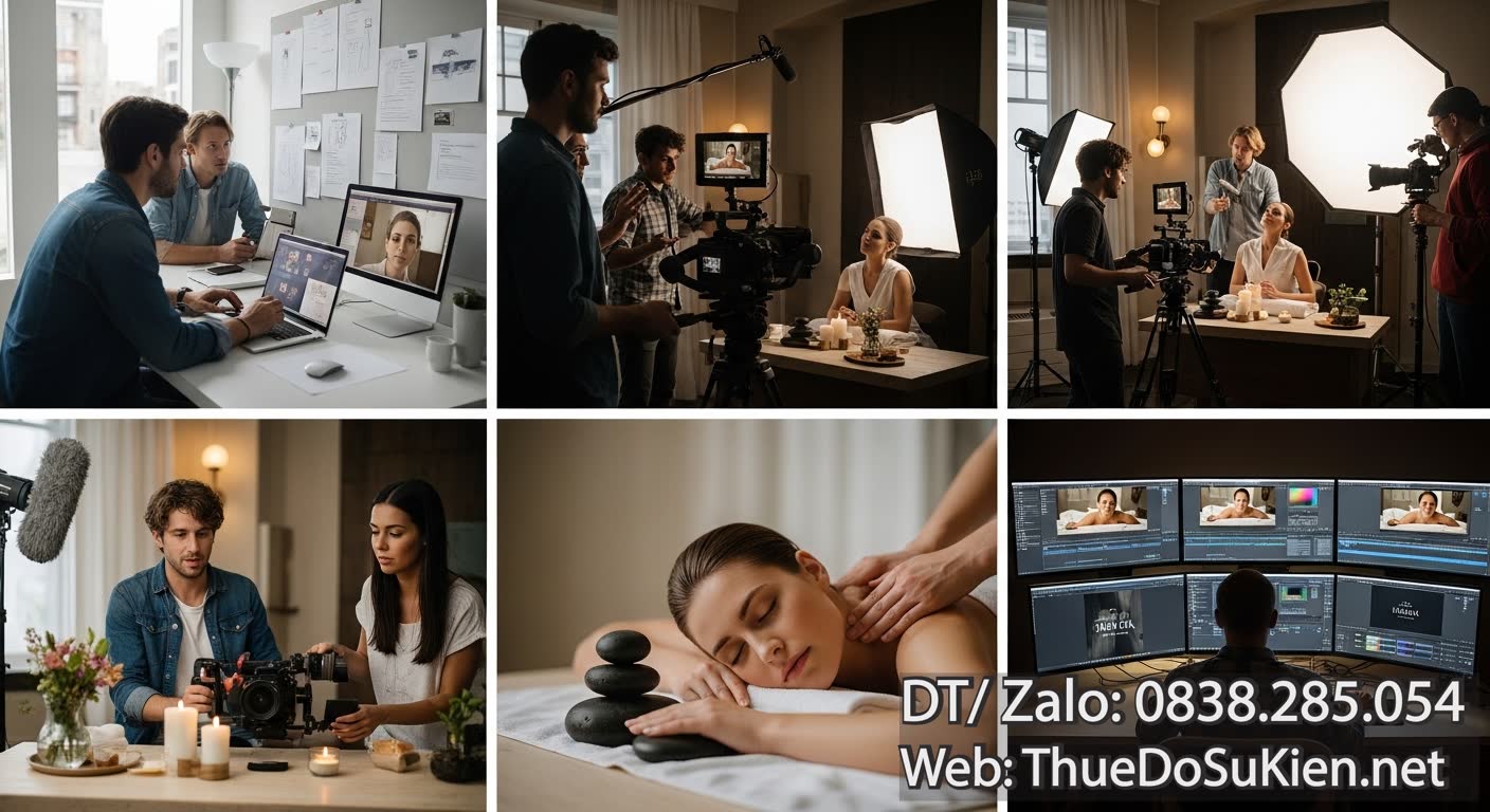 Quy Trình Sản Xuất TVC Quảng Cáo Thời Thượng Spa TVC YouTube Chuyên Nghiệp