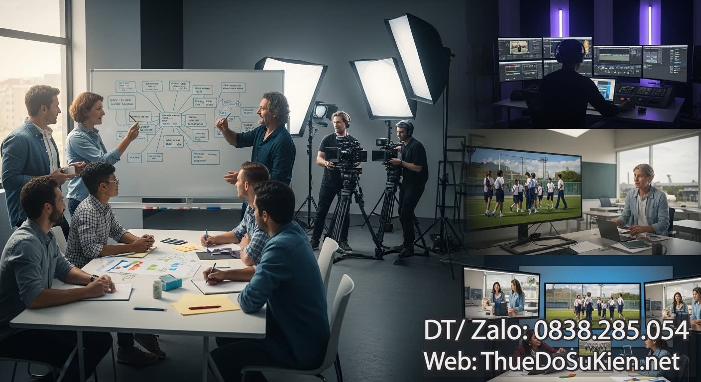 Quy Trình Sản Xuất TVC Sáng Tạo Trường Học Chuyên Nghiệp