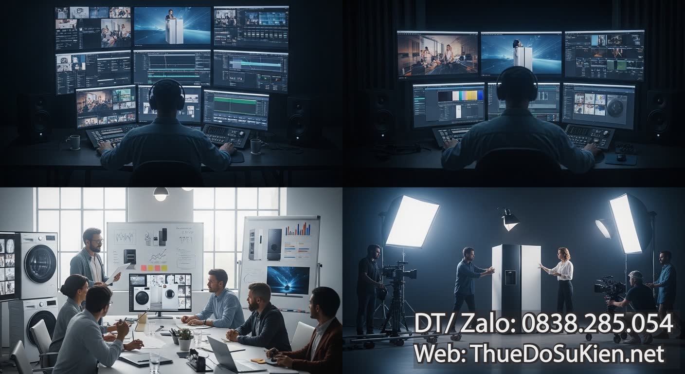 Quy Trình Sản Xuất TVC Thương Hiệu Thiết Bị Điện Máy TVC 15s Chuyên Nghiệp