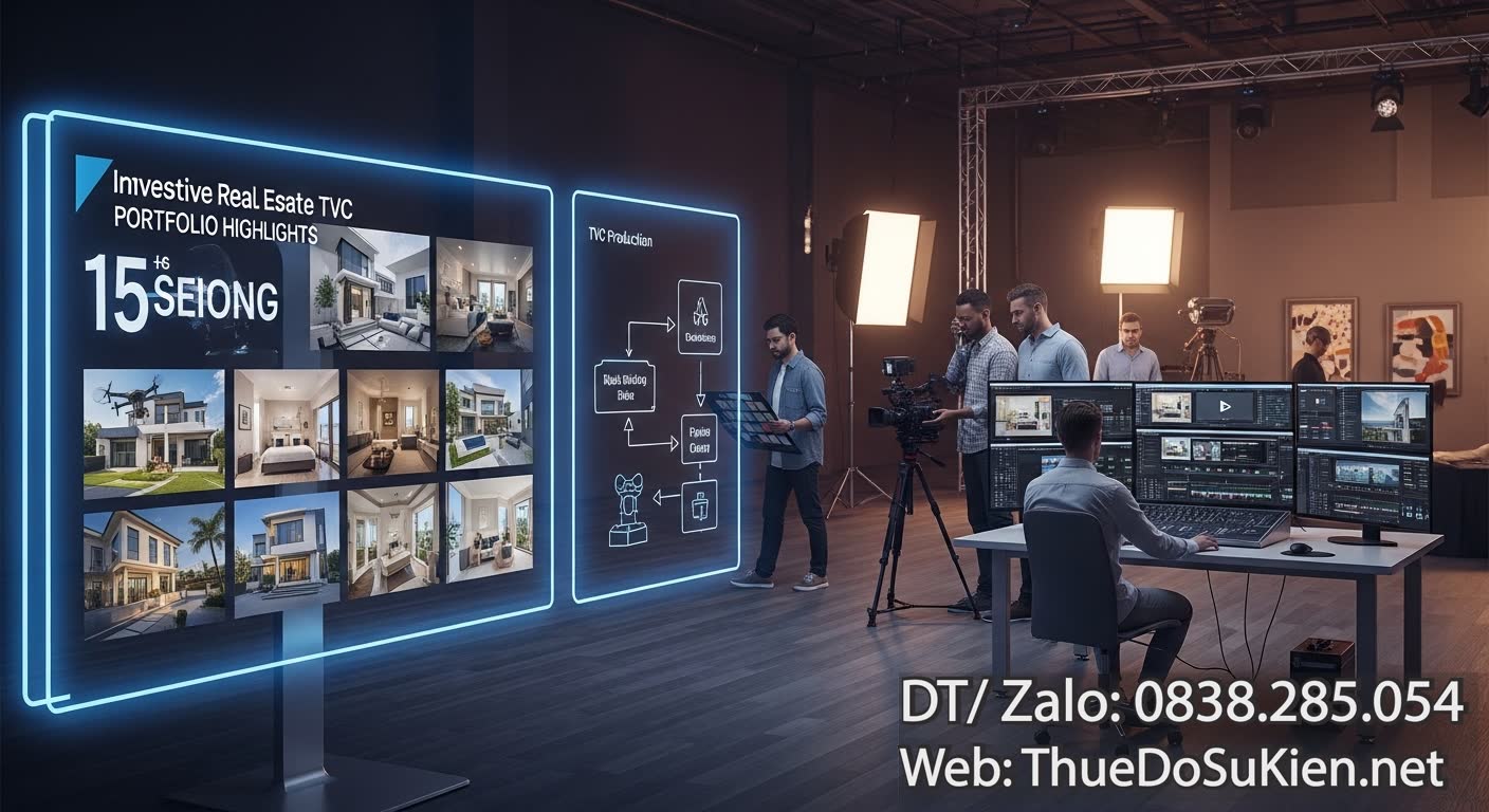 Tiêu chí lựa chọn agency sản xuất TVC chuyên nghiệp bất động sản TVC 15s hàng
đầu